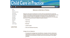 Desktop Screenshot of childcareinpractice.org